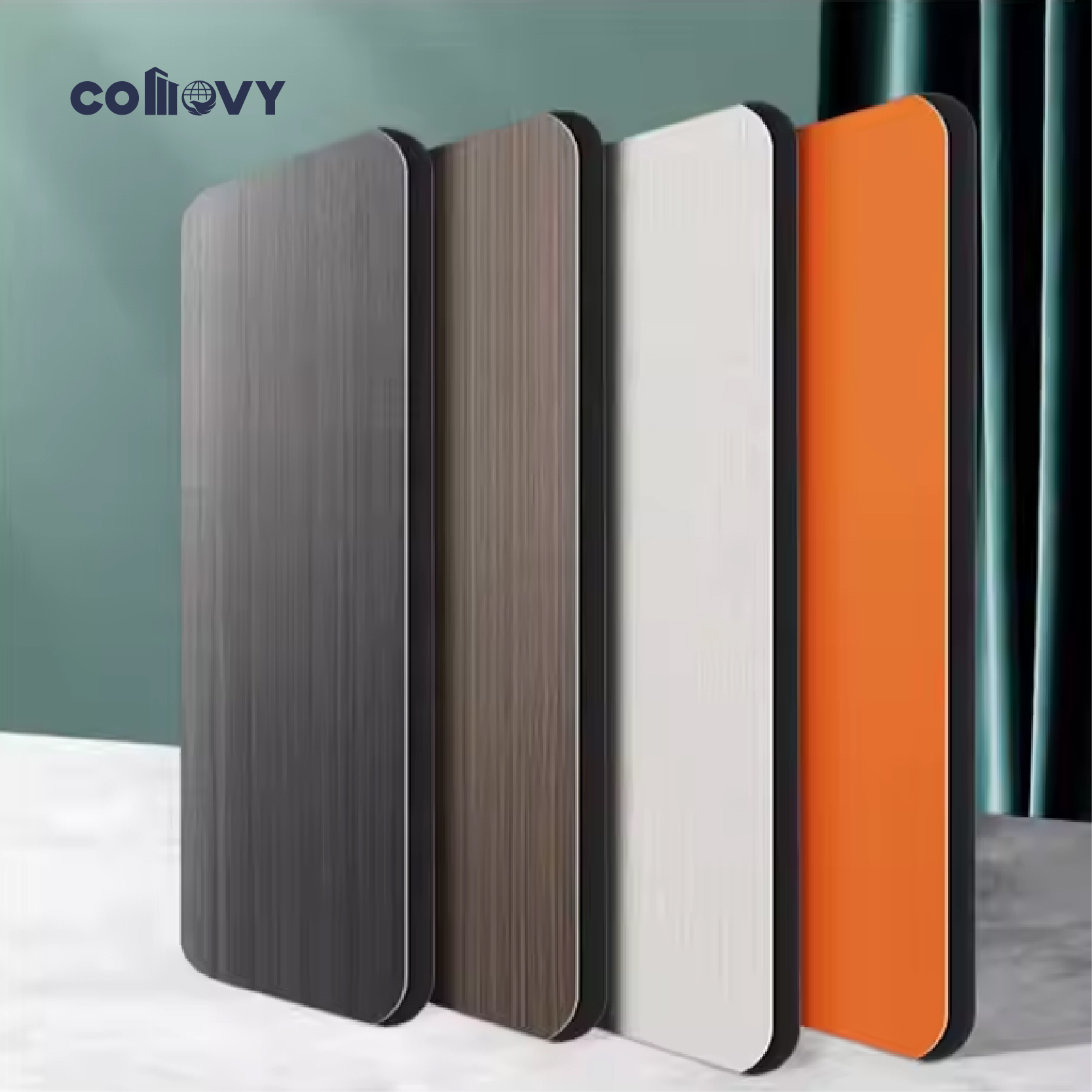 Wood Grain Veneer Bamboo Wall Board