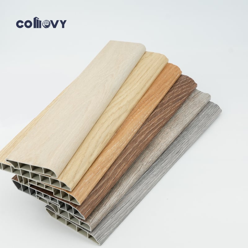 100*12mm Waterproof SPC skirting board