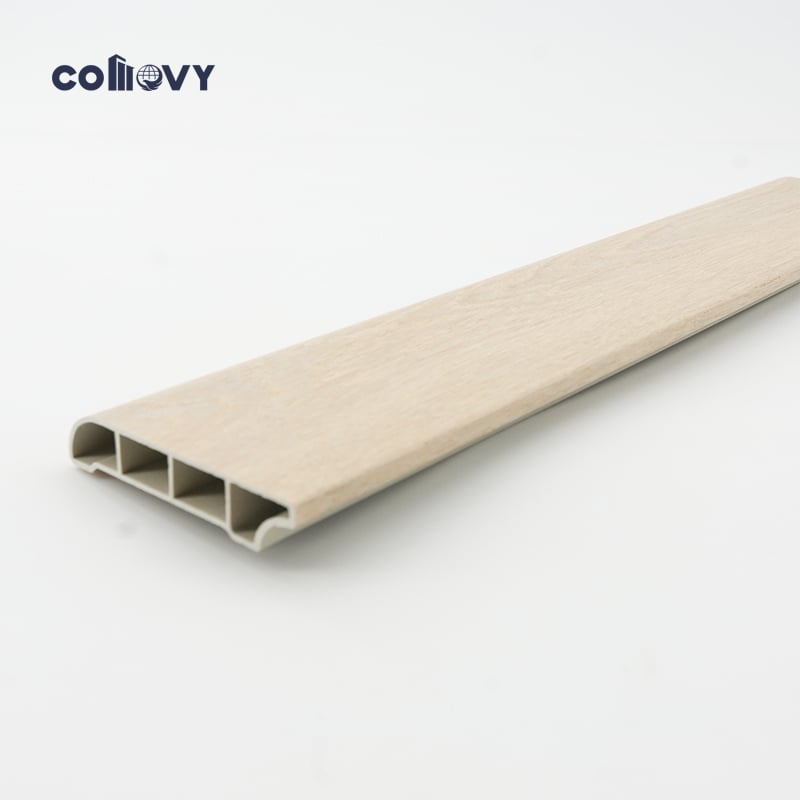 60*15mm Waterproof SPC skirting board