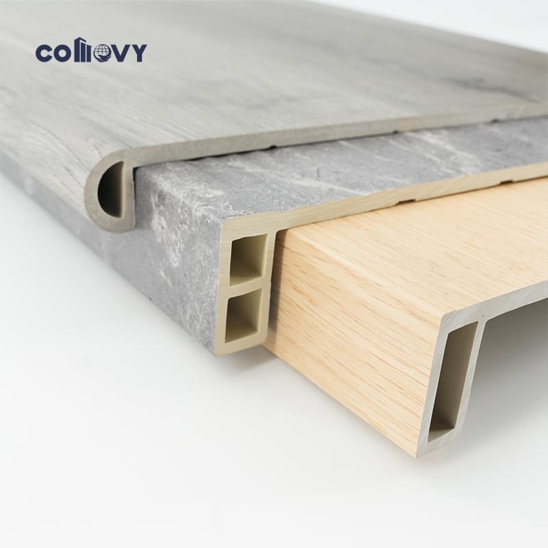 304*32mm Wear-Resistant SPC Round stair tread Accessories