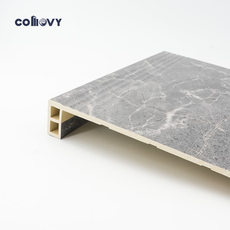 304*32mm Wear-Resistant SPC Quadrate Stair Tread Accessories