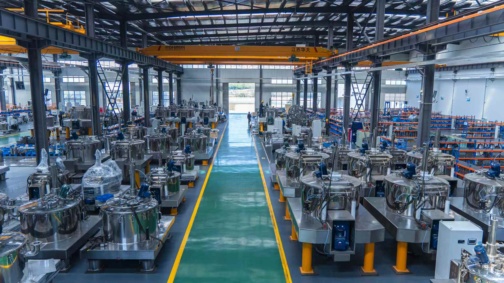Jiangsu Huada Munus Celeratum pro 8 Centrifugis Trahendis Sacculorum PLD1800 cum Planta Chemica Jiangsu