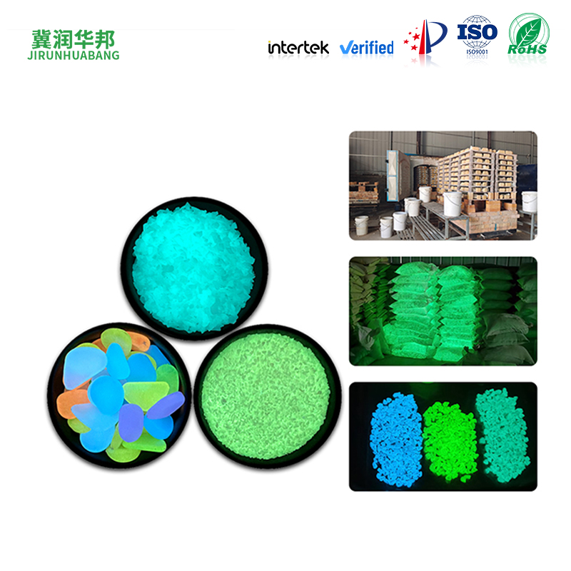 Long Lasting Glowing Luminous Gravel Fish Tank Landscape Garden Paving Resin Ceramic Luminous Stone Landscape Decoration Engineering Construction Materials Wholesale