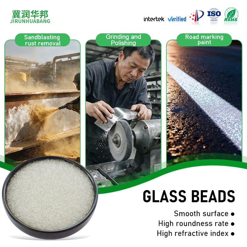 120Mesh Glass Beads for Water Feature Fountain Decor Glass Beads for Battery Electrode Material Fillers