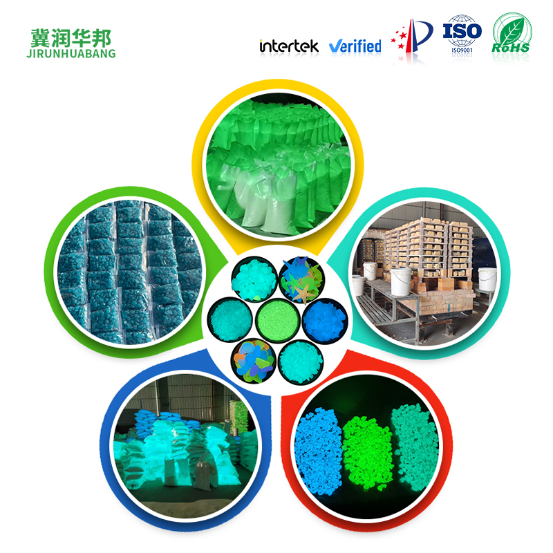 Resin Synthetic Luminous Stone Landscape Decoration Raw Materials High Brightness Glowing Gravel Aquarium Landscape Flower Pot Paving Outdoor Decoration Luminous Pebbles