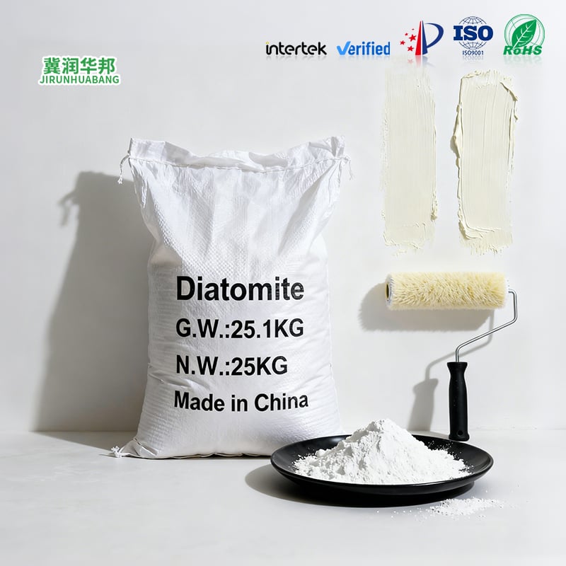 Auxilium Filtrationis Diatomitae Calcinae Gradus Alimentarius, Alta Porositas pro Filtratione Cerevisiae, Potabilium et Olei Edibilis, Venditio in Magnitudine cum Dimensionibus Ad Hoc
