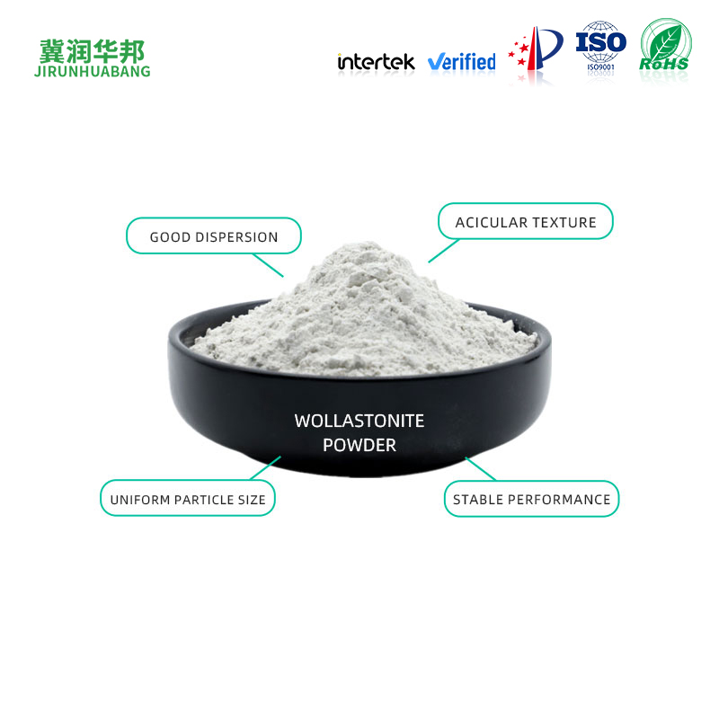 Building Materials Grade Wollastonite Powder Additive For Cement Concrete Mortar Enhance Crack Resistance Weather Resistance Reduce Shrinkage Improve Durability