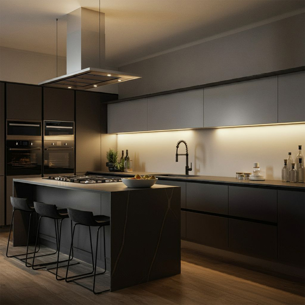  Modern Luxury Modular Cheap Stainless Steel Lacquer Laminate Outdoor Kitchen Cabinet Factory Direct