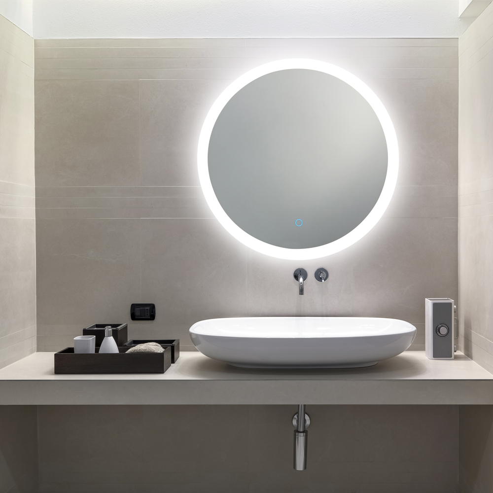 Cheap Price Touch Switch Screen Mirror Glass Wifi Washroom Espejo Vanity Led Light wall Bath Mirror For Bathroom
