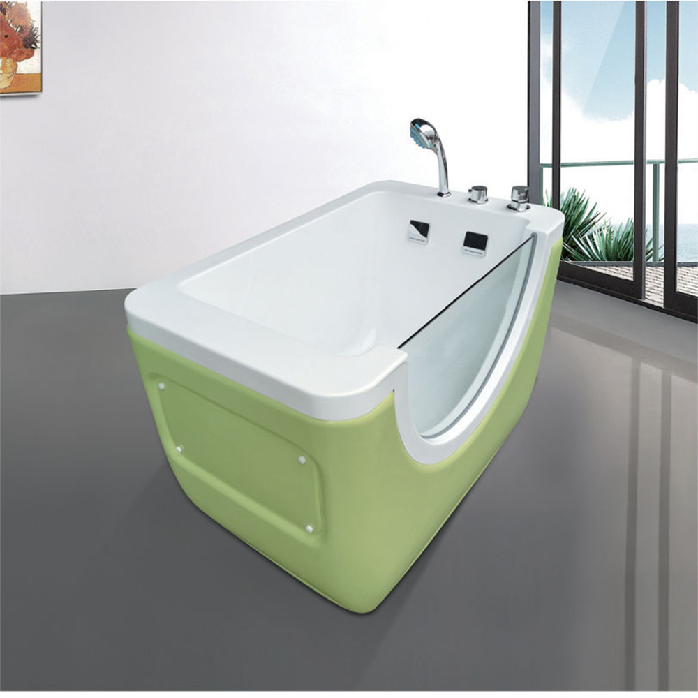 Ucuz Fiyatlı Kare Modern Spa Akrilik Whirlpool Kabı ile Banyo Için Kabarcık Lamba