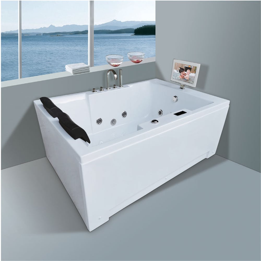 Modern Luksüsyen Özelleştirilmiş Dikdörtgen Whirlpool Yuva Havuzu Spa Masaj Yuvası Suyun Altında Kalmak İçin Yuva