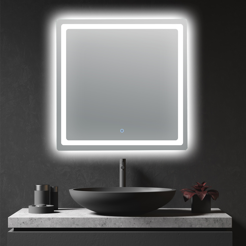 Cheap Price Mirror Intelligent Design LED Light Induction Bluetooth Detection Antifogging Bathroom Mirror Two Way Mirror