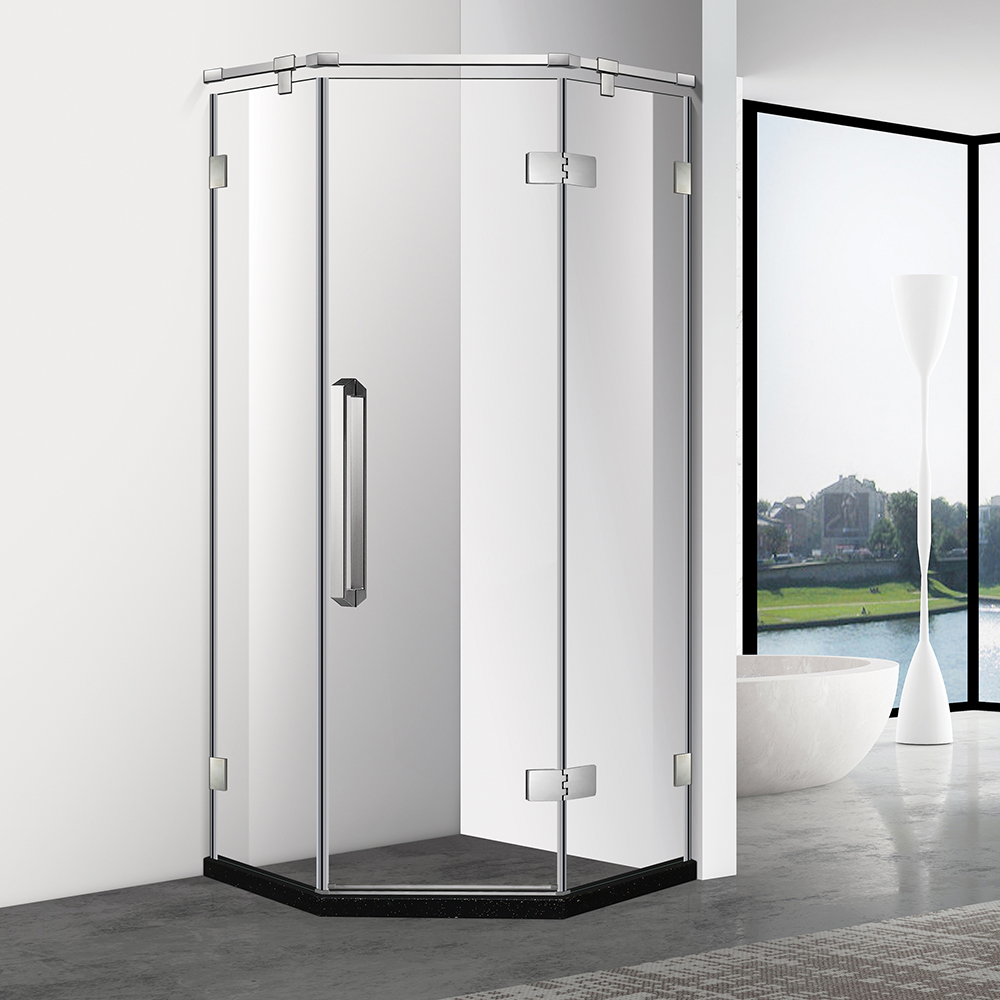 Hot Sell Hotel Shower Enclosures Modern Luxury Design Tempered Glass Portable Sliding Doors