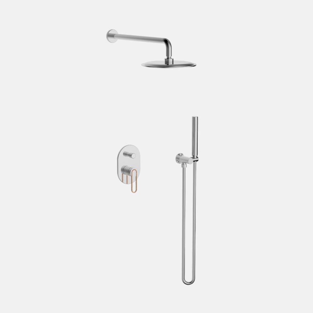 Hot Sell Shower System Hot And Cold Wall Mounted Rain Concealed Faucet Shower Set For bathroom