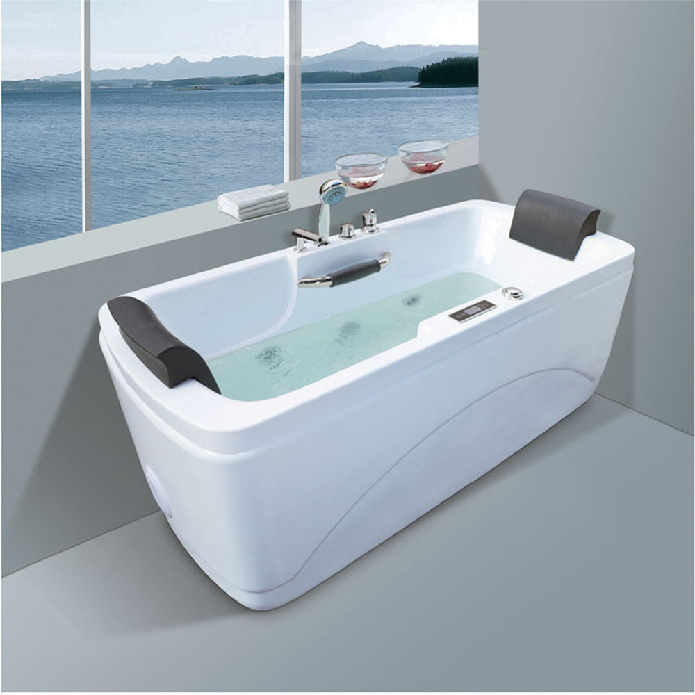 Modern Luks Jacuzzi Cam Whirlpool Boyutları Satış Büyük Hidro Massage Cam Duş Kabini