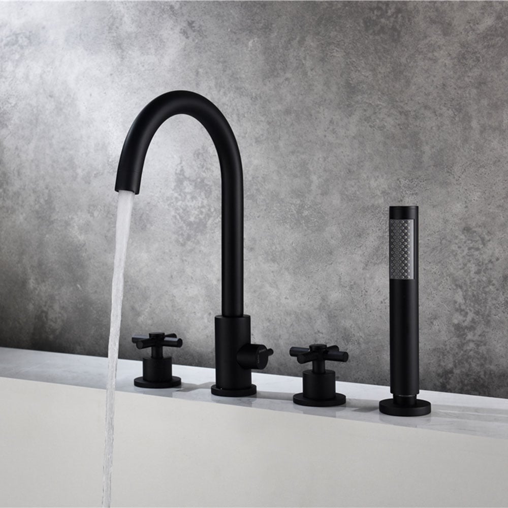Morden Luxury Brass Wall Mounted Cold And Hot Water Faucet Single Hole Basin Faucet Bathroom Wash Basin Hand Basin