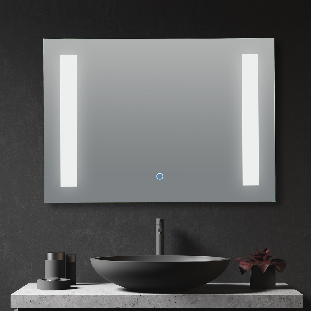 Luxurious Touch Switch Screen Mirror Glass Wifi Washroom Espejo Vanity Led Light wall Bath Mirror For Bathroom