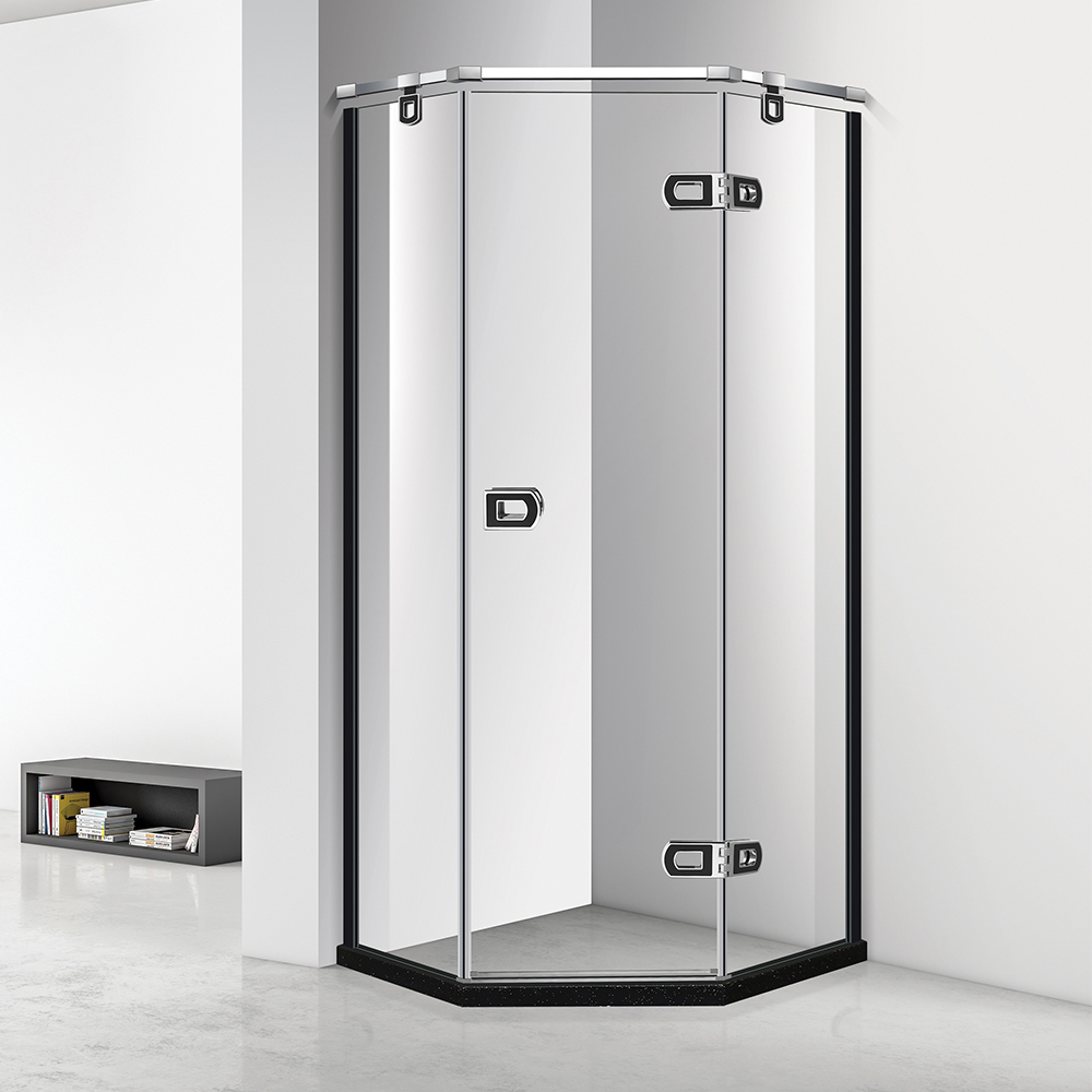 Cheap Price Modular Tempered Glass Sliver Sliding Door Integrated Supplier Sliver Walk In Shower Enclosure Bathroom Shower Room