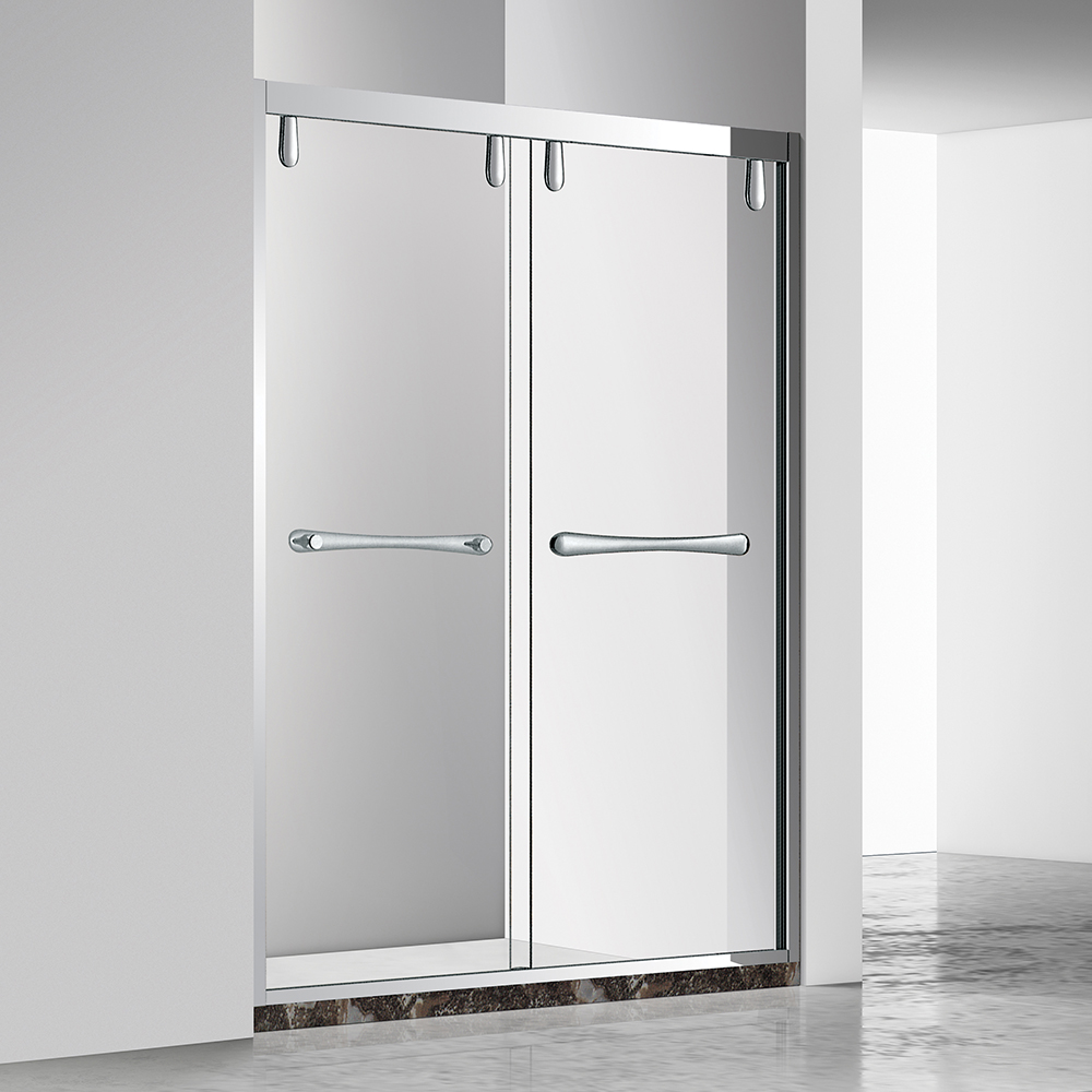 High Quality Single Sliding Frameless Bathroom Door Tempered Glass Perfect for Home and Hotel