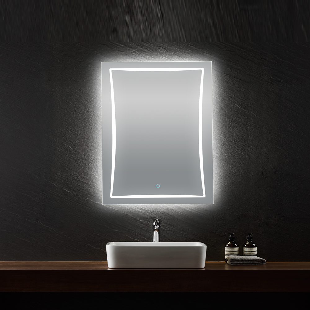 Factory Direct Mirror Intelligent Design LED Light Induction Bluetooth Detection Antifogging Bathroom Mirror Two Way Mirror