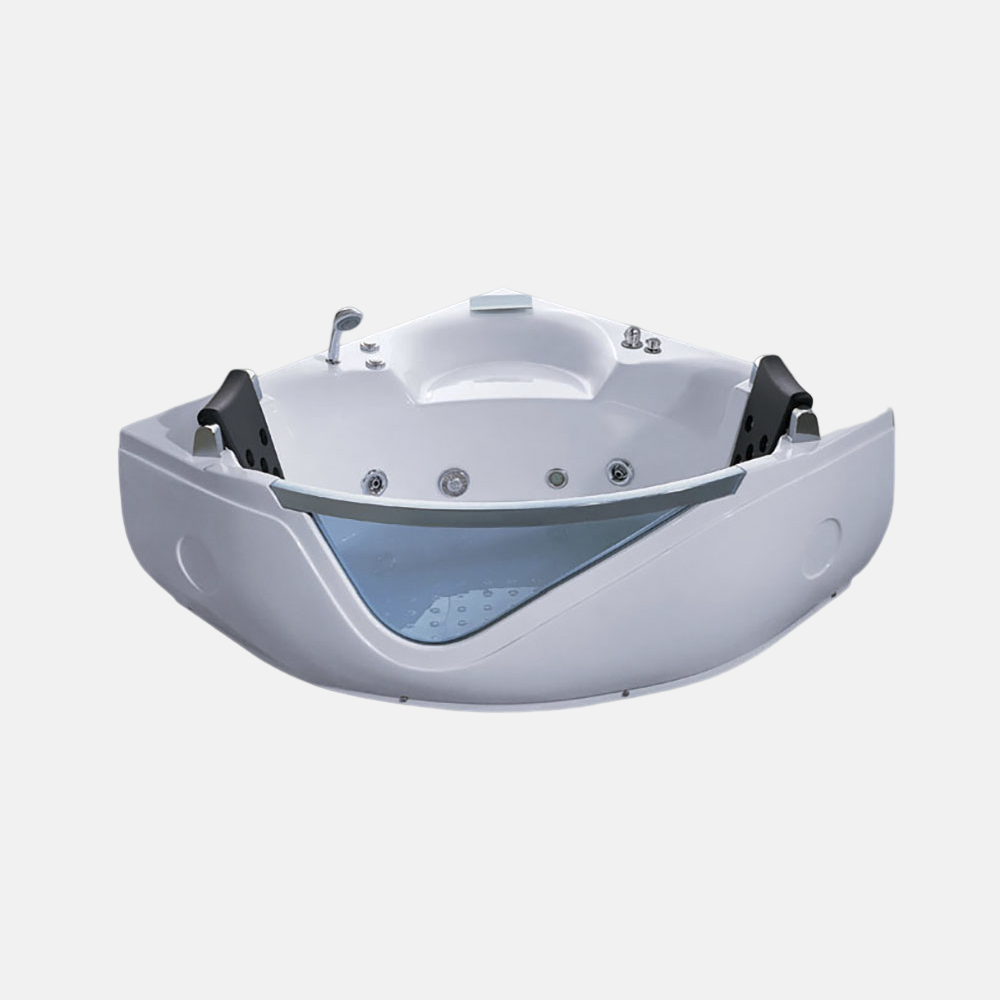 Modern Sıcak Tub Cam Whirlpool Boyutlar Satış Büyük Hidro Masaj Cam Havuz