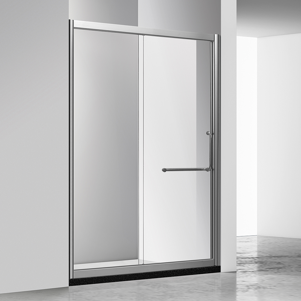Customized Size Hotel Shower Enclosures Modern Luxury Design Tempered Glass Portable Sliding Doors