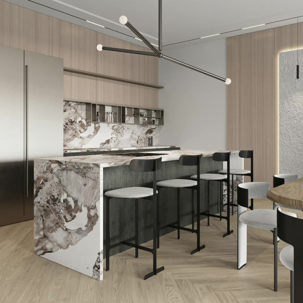 High End Factory Directly Kitchen Furniture Luxurious Custom Kitchen Cabinets