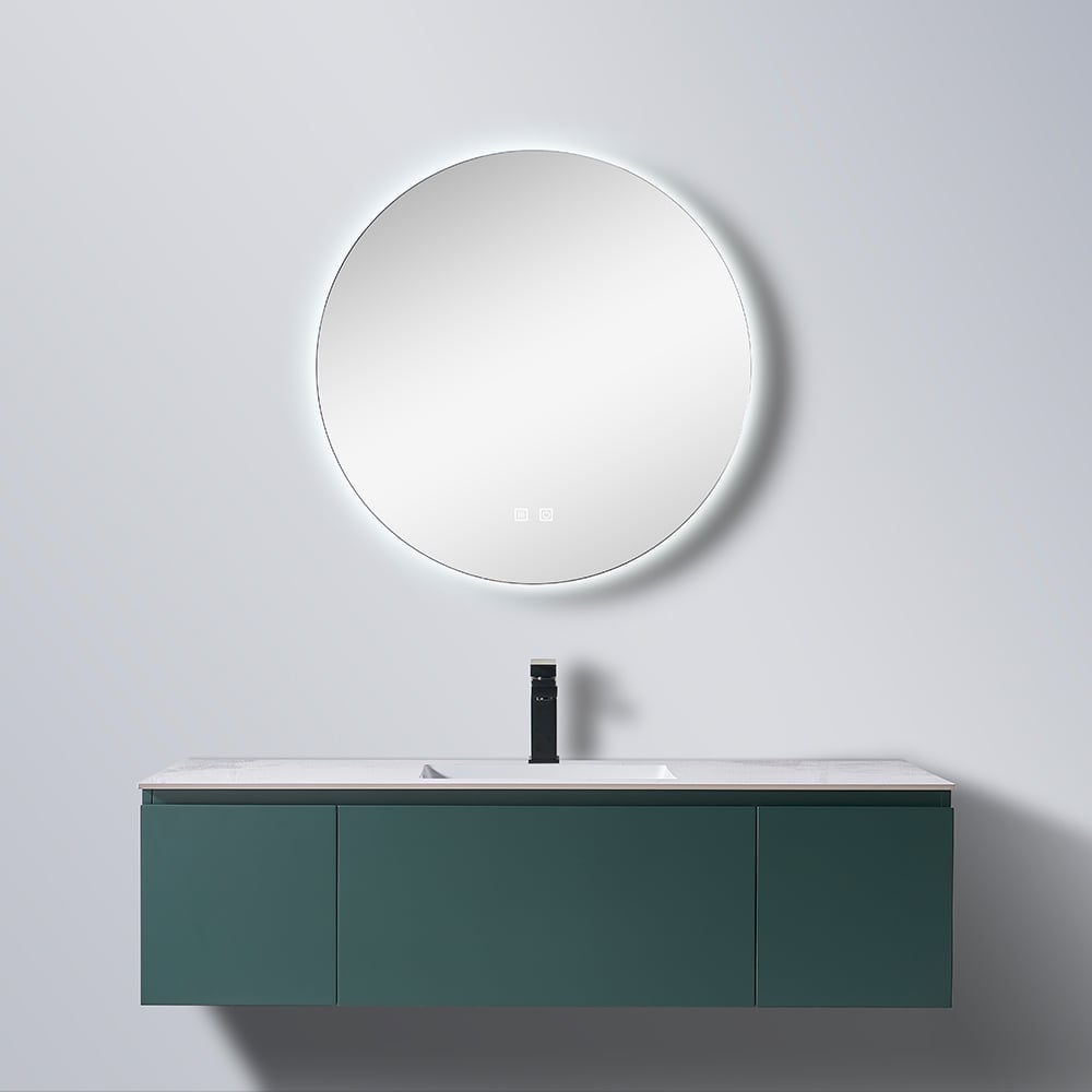 Best Selling Bathroom Vanity With Artificial White Marble Commercial Wall Mounted Bathroom Vanity