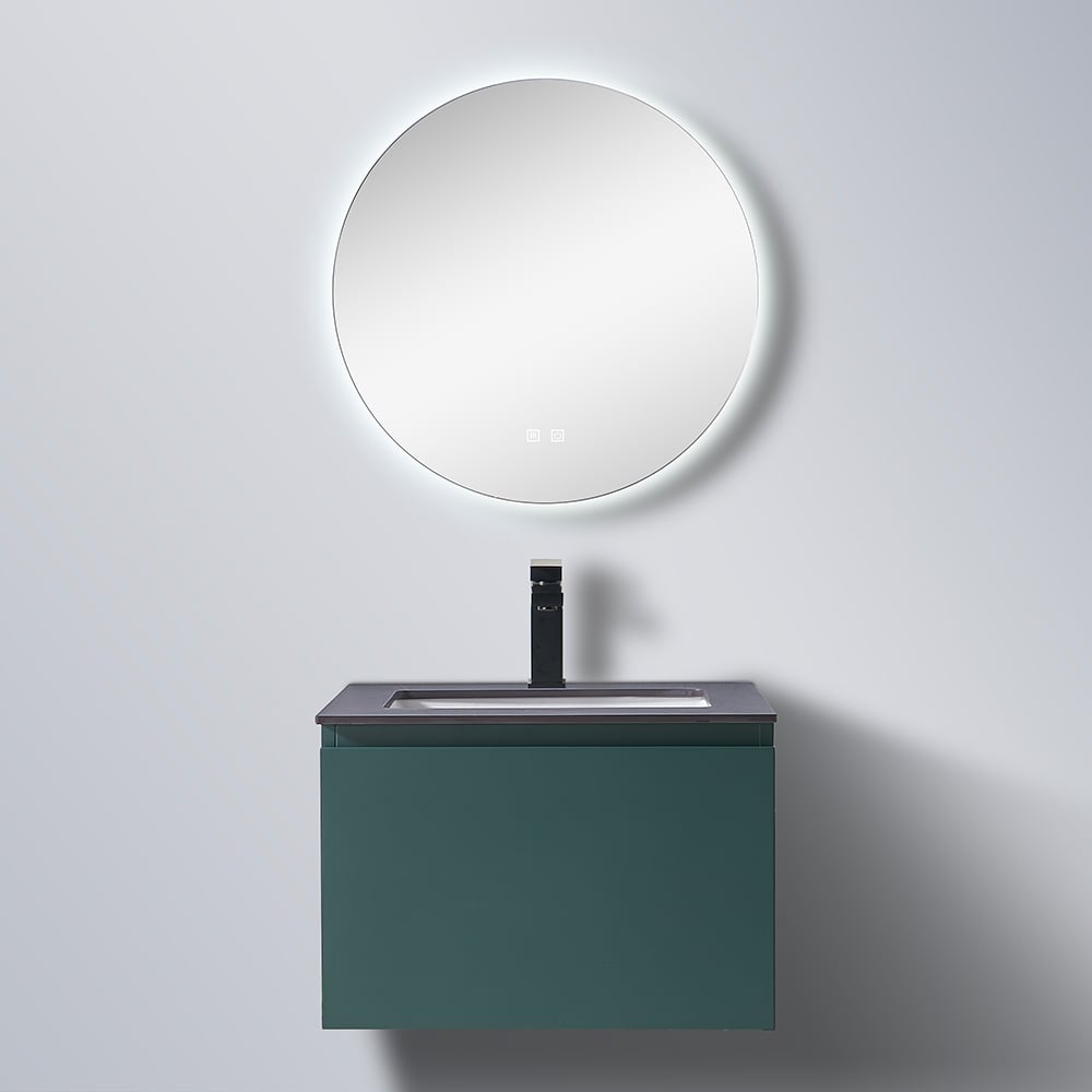 Modern Wooden Bathroom Cabinet with Mirror, Modern Design Wall-Mounted Direct from Source Factory at Factory Price