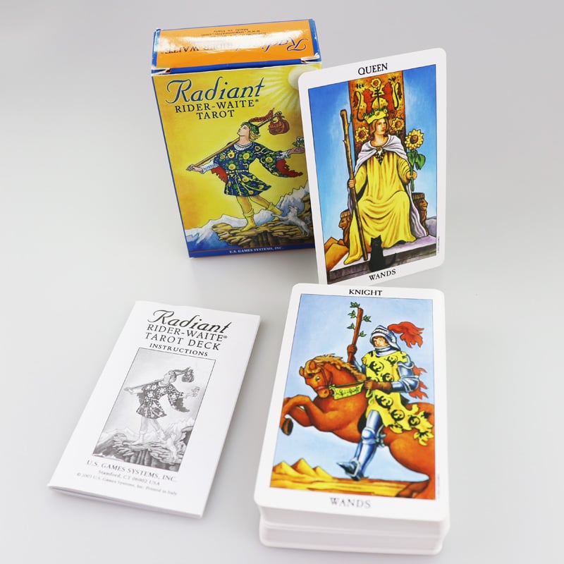 Radiant Rider-Waite Tarot Deck 78 Cards Bright Recolored Beginner Set OEM ODM