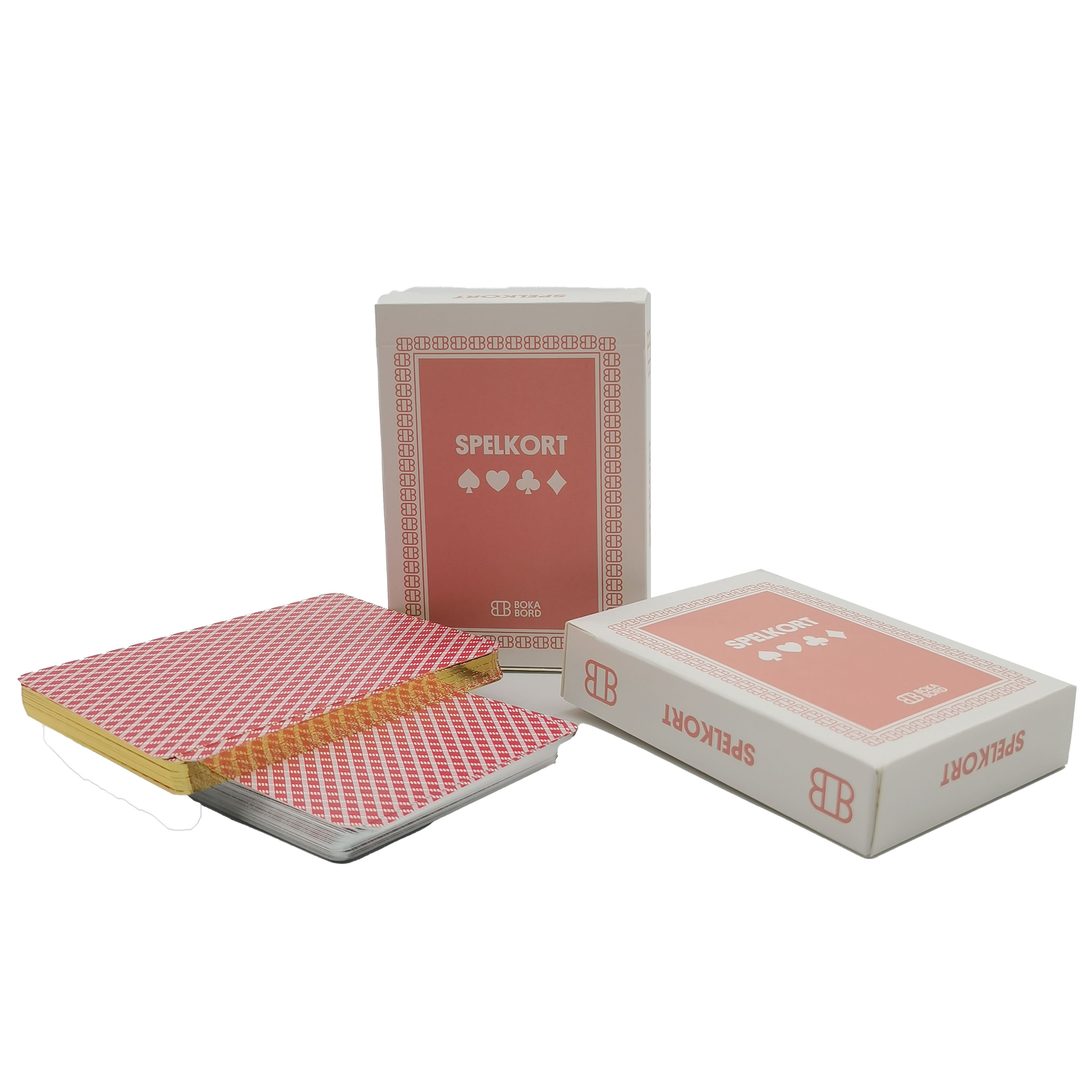 Custom Gold Silver Edged PVC Playing Cards Luxury Gift Box OEM ODM