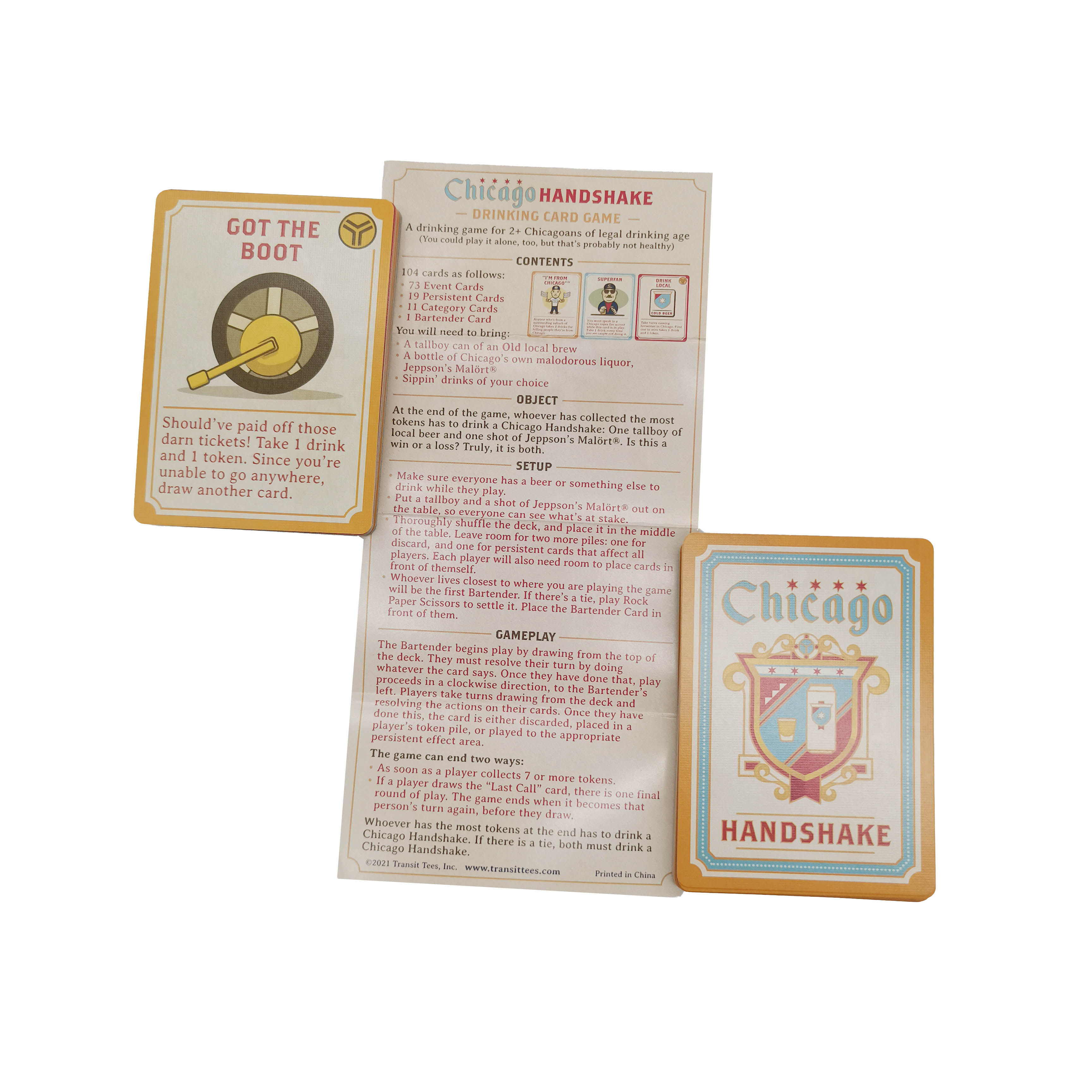 ผู้ผลิตเกมไพ่ปาร์ตี้สำหรับผู้ใหญ่ Chicago Handshake แบบกำหนดเอง OEM ผู้จัดจำหน่ายส่ง เกมสังคมสำหรับดื่มเครื่องดื่ม