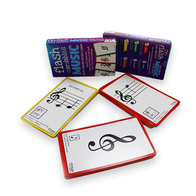 OEM Custom Flash Cardables MUSIC Educational Flash Cards for Music Theory Learning Wholesale Manufacturer
