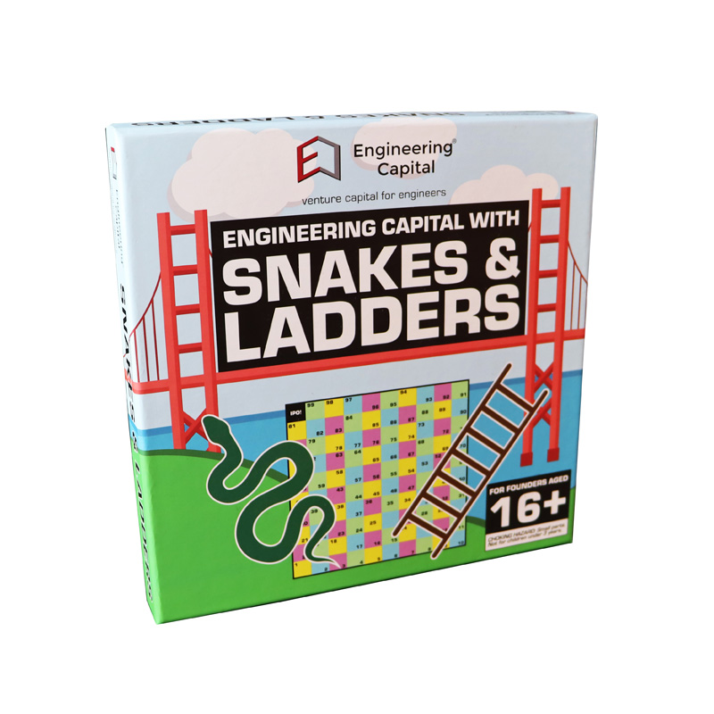 OEM Custom “Engineering Capital with Snakes & Ladders” Board Game – Entrepreneurial Strategy Game for Startups, Wholesale & Manufacturer Options