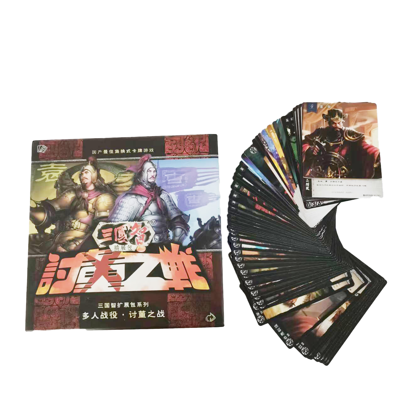 OEM Custom Three Kingdoms Wisdom Battle Against Dong Zhuo – producent hurtowy ekspansji do gry kolekcjonerskiej TCG, strategiczna gra karciana, dostawca