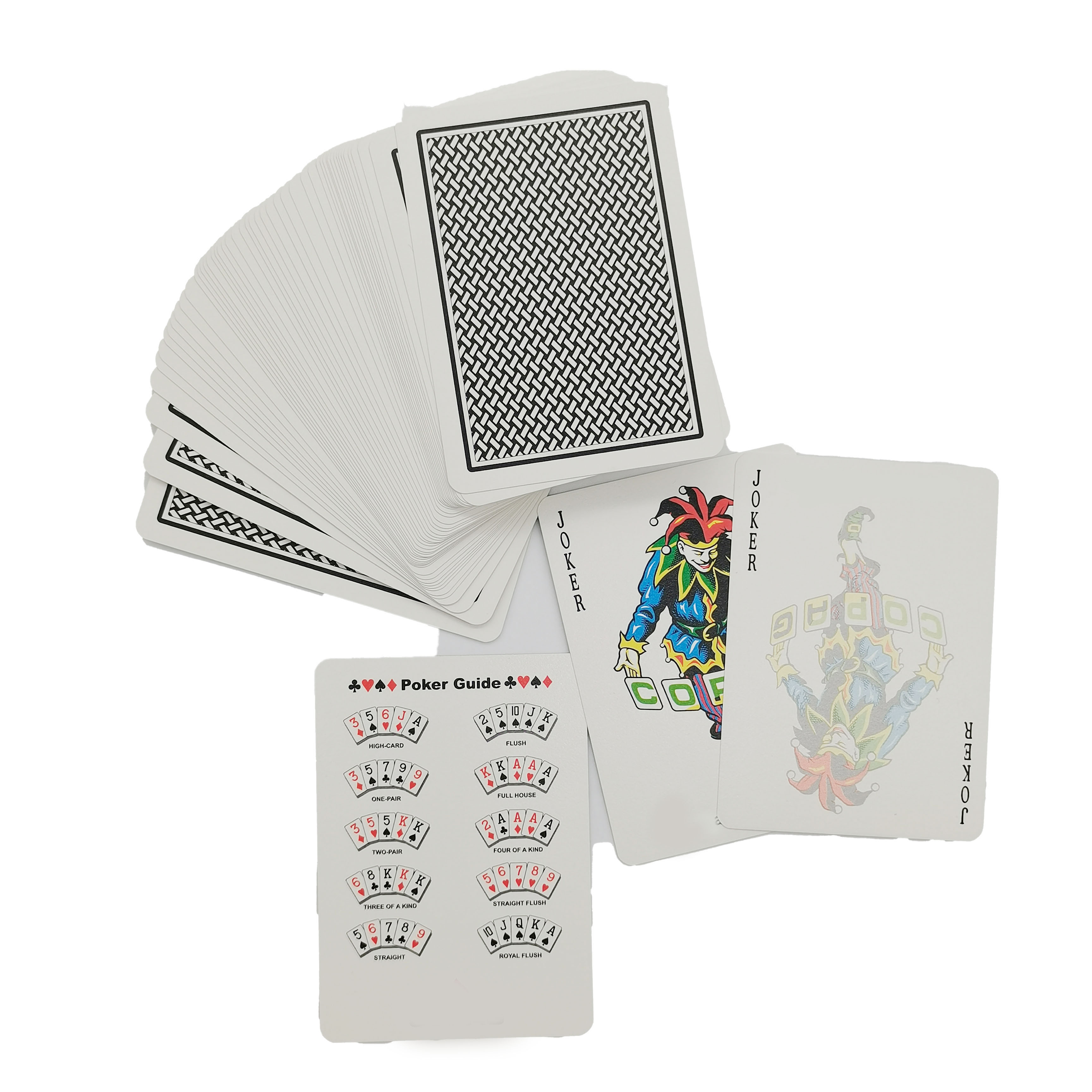 Professional Jumbo Index PVC Poker Cards for Texas Holdem Tournaments Bulk