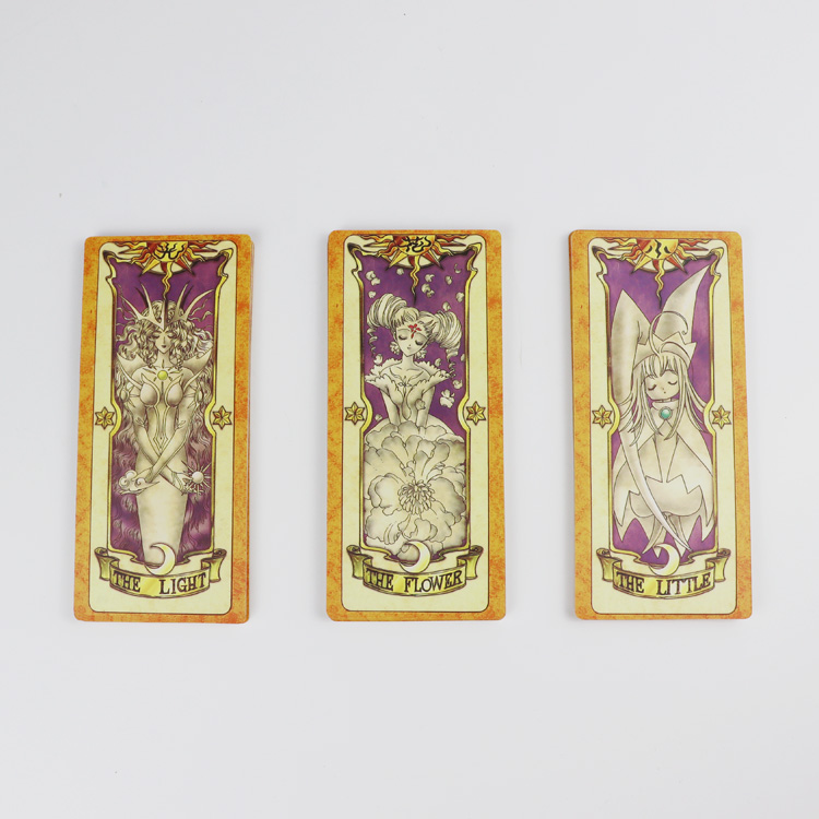 Custom ODM Enchanted Dream Oracle Card Set Luxury Gift Box Red Gold Foil