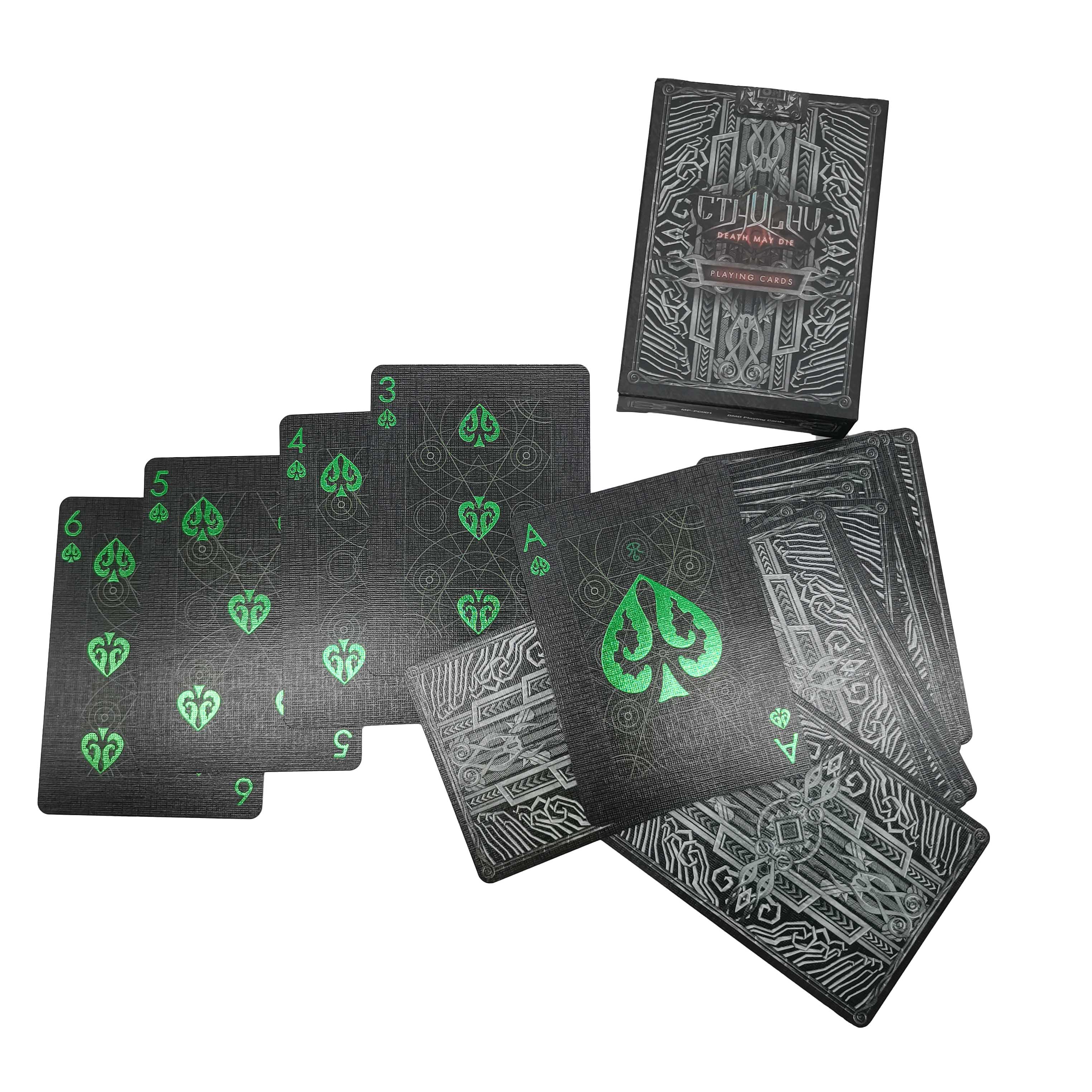 Cthulhu Mythos Glow in the Dark Playing Cards - Collector‘s Edition