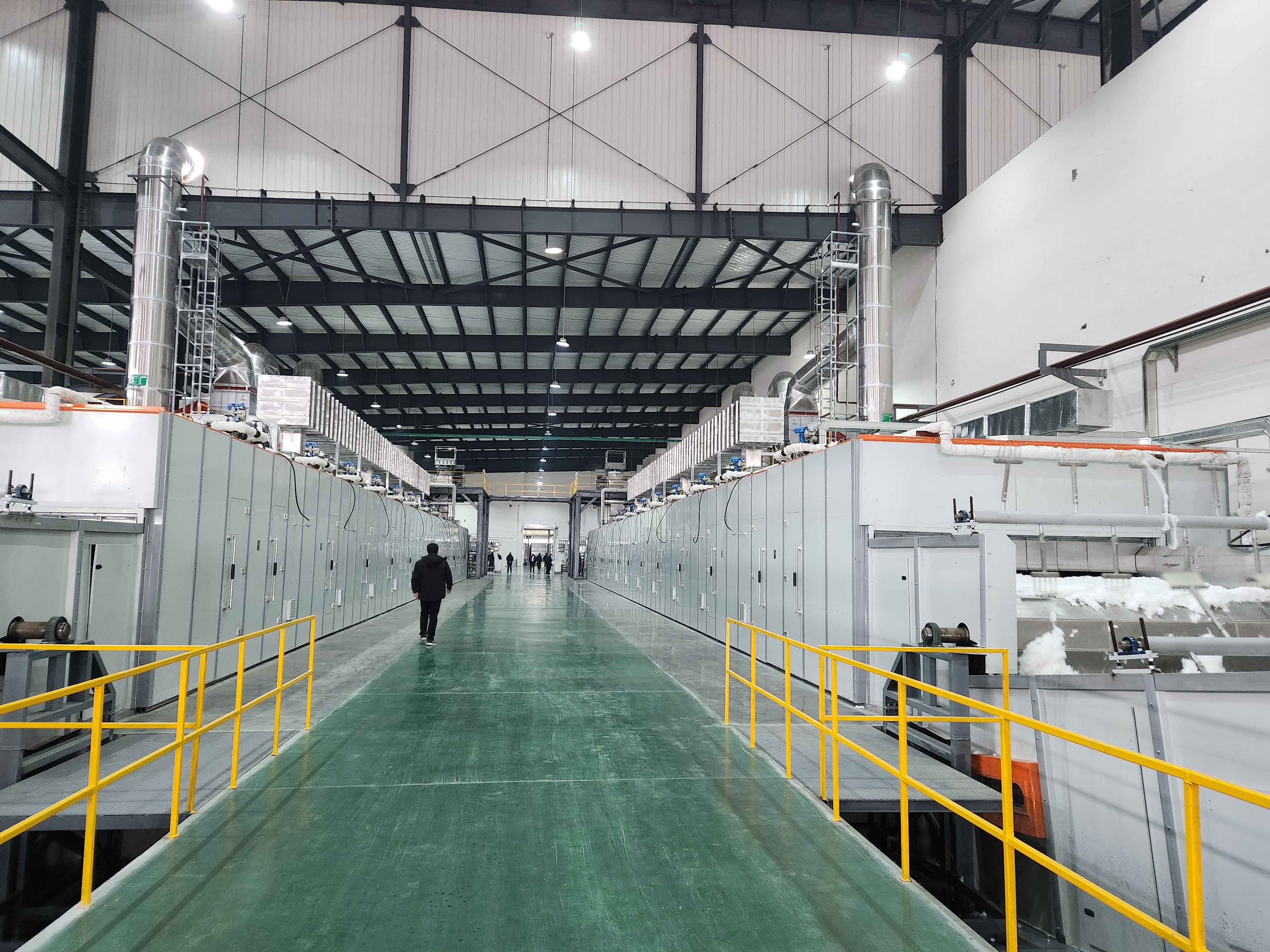 ligne de production de fibres de polyester creuses de 100TPD