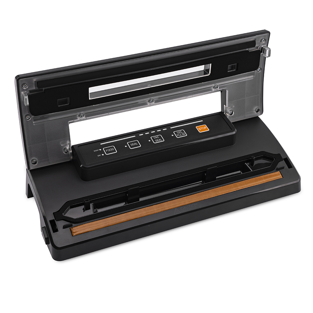 VS2202 Vacuum Sealer with Observation Window, Built-in Cutter, Dry & Moist Modes, Pulse Function & Accessory Hose for Containers and Bottles
