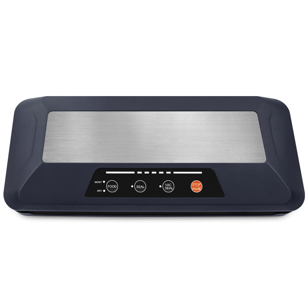 VS6603X Vacuum Sealer with Built-In Roll Storage, Built-in Cutter, Dry & Moist Modes, Pulse Function & Accessory Hose for Containers and Bottles