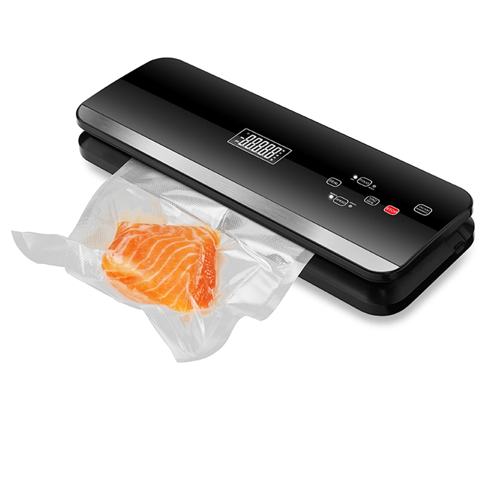VS6680S Fully Automatic Vacuum Sealer with Removable Drip Tray, Built-in Cutter, Dry & Moist Modes, Normal & Gentle Pressure Setting, Accessory Hose for Containers and Bottles