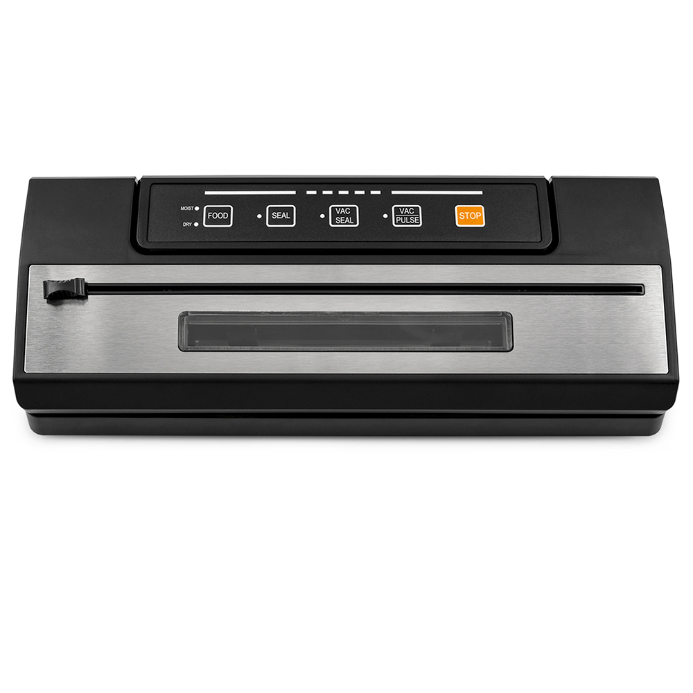 VS2202 Vacuum Sealer with Observation Window, Built-in Cutter, Dry & Moist Modes, Pulse Function & Accessory Hose for Containers and Bottles