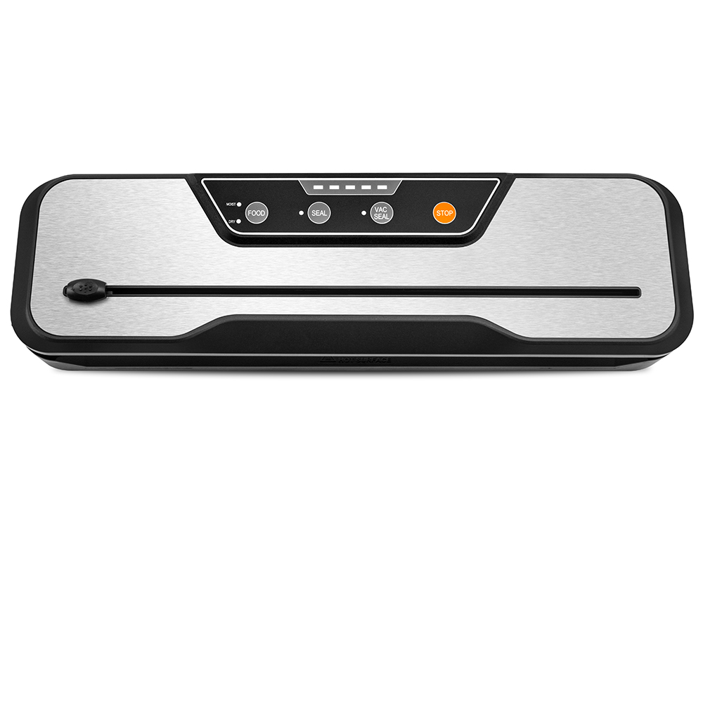 VS6612X Compact Vacuum Sealer with Built-in Cutter, Dry & Moist Modes, Pulse Function & Accessory Hose for Containers and Bottles