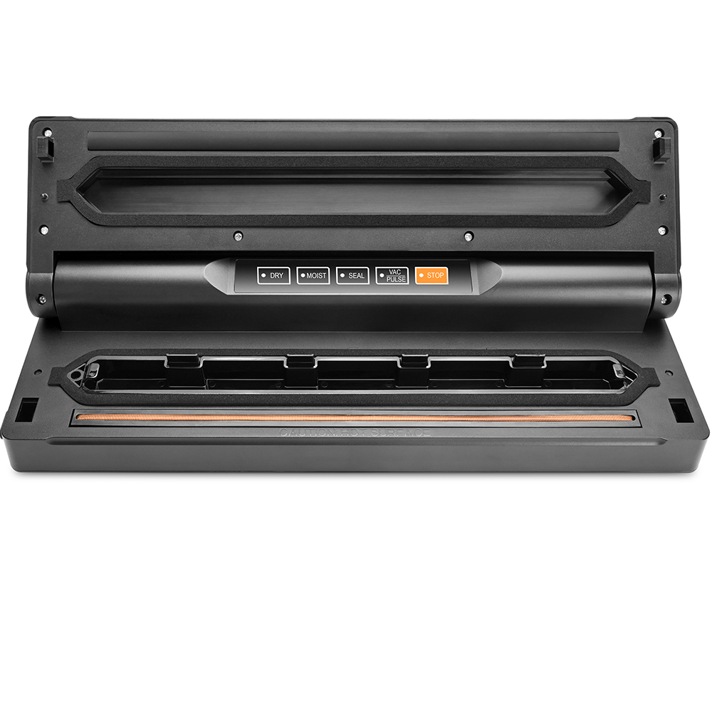 VS6615H Compact Vacuum Sealer with Removable Drip Tray, Built-in Cutter, Dry & Moist Modes, Pulse Function & Accessory Hose for Containers and Bottles