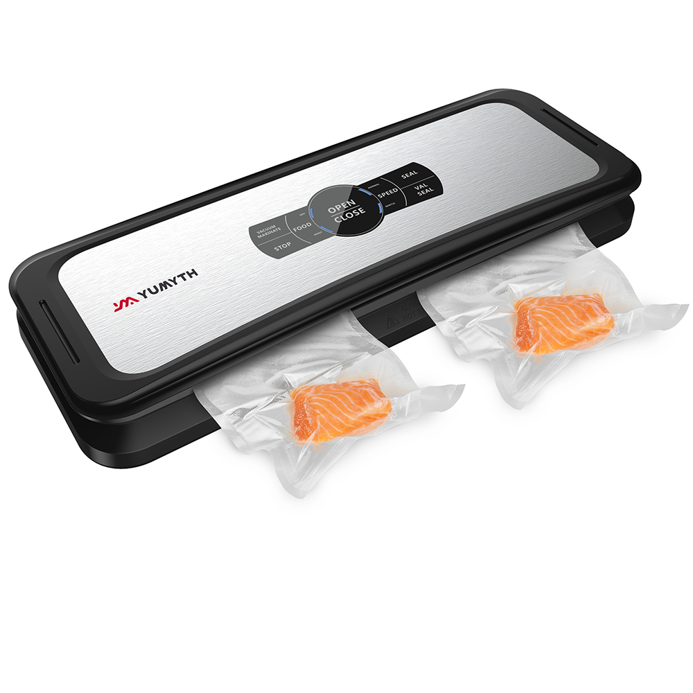 VS6682 Fully Automatic Vacuum Sealer with Removable Drip Tray, Built-in Cutter, Dry & Moist Modes, Normal & Gentle Pressure Setting, Accessory Hose for Containers and Bottles