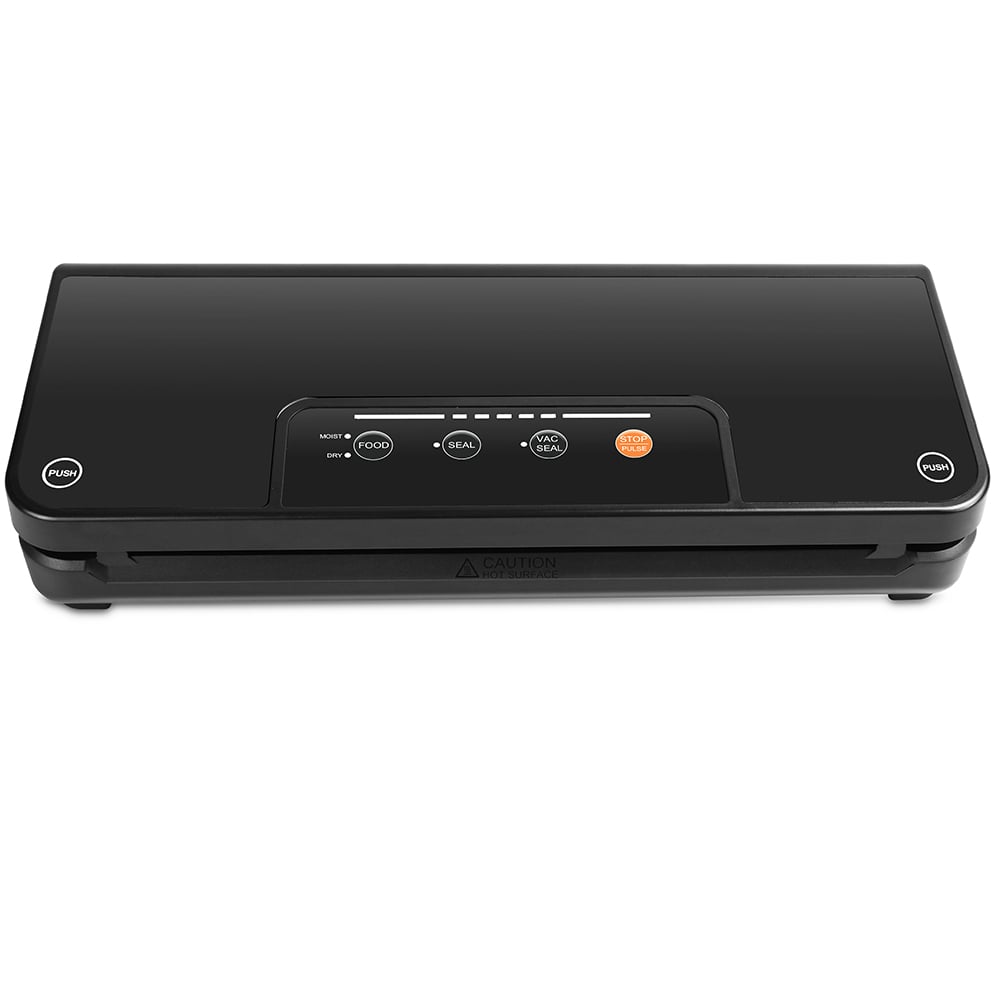 VS6602X Vacuum Sealer with Built-In Roll Storage, Built-in Cutter, Dry & Moist Modes, Pulse Function & Accessory Hose for Containers and Bottles