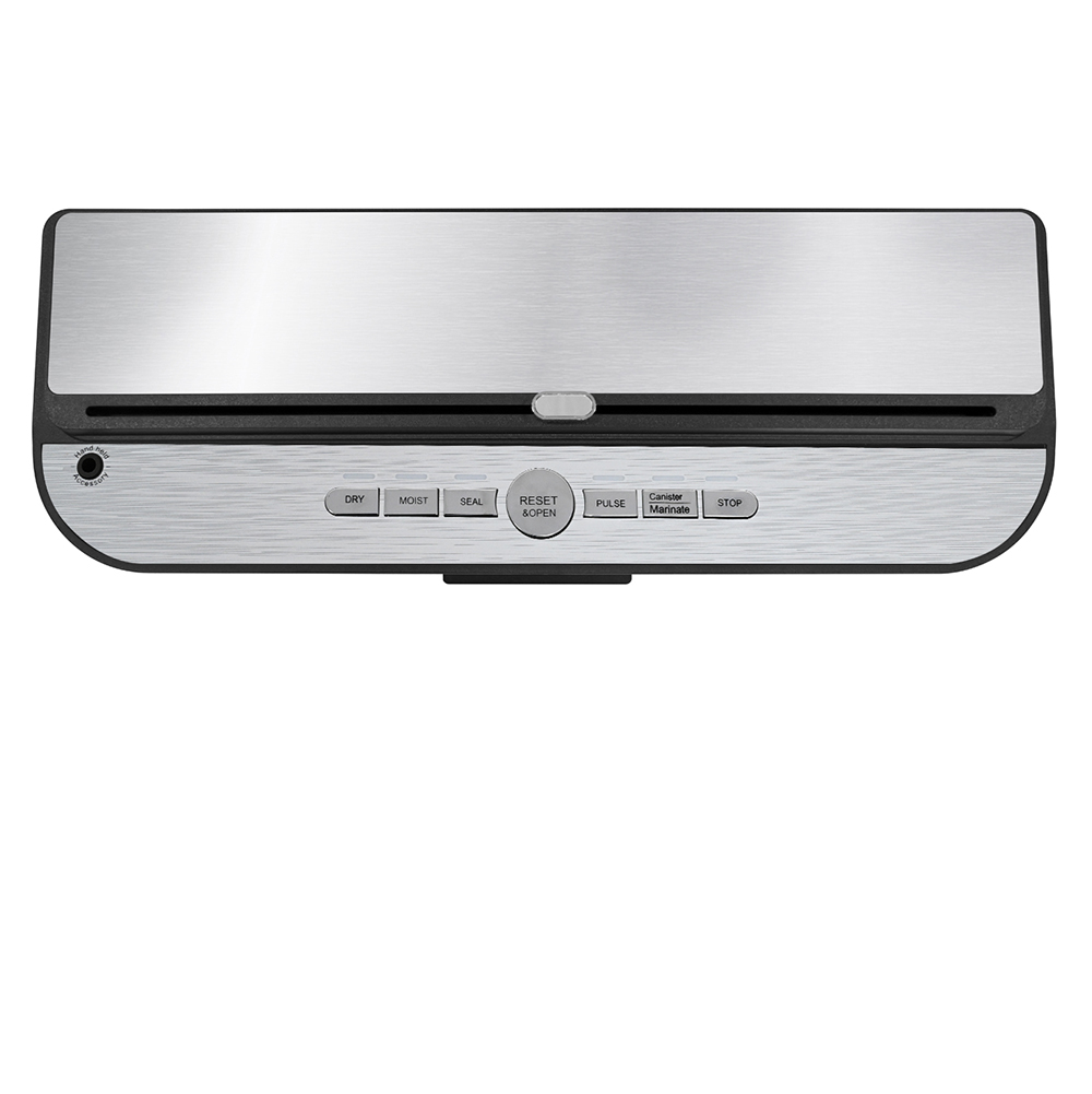 VS6685J Fully Automatic Vacuum Sealer with Built-In Roll Storage, Built-in Cutter, Removable Drip Tray, Dry & Moist Modes, Pulse Function & Accessory Hose for Containers and Bottles