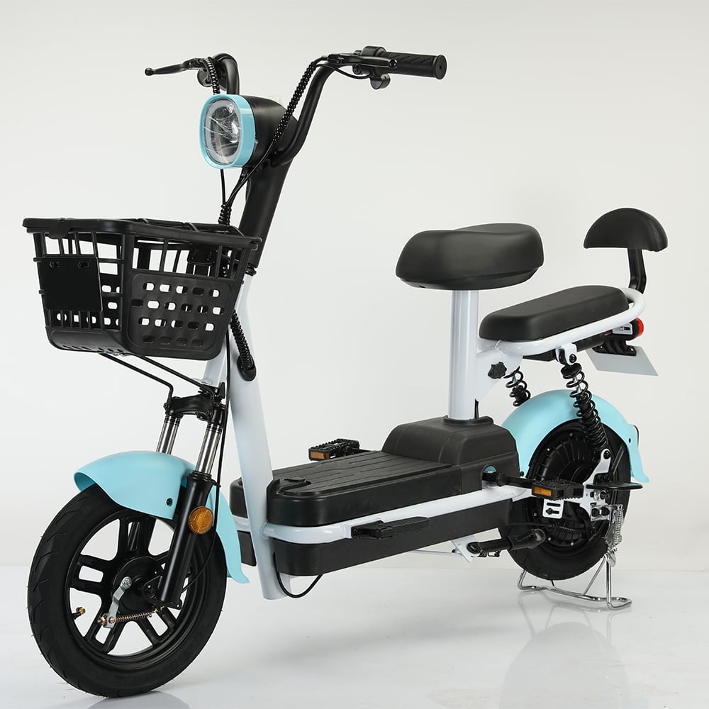 পেশাদার 350W বৈদ্যুতিক স্কুটার পেডাল সহ বৈদ্যুতিক বাইক