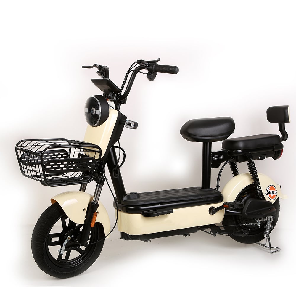 Motoneta Elétrica Profissional 350W Bicicleta Elétrica Personalizada Bateria 48V para Adultos